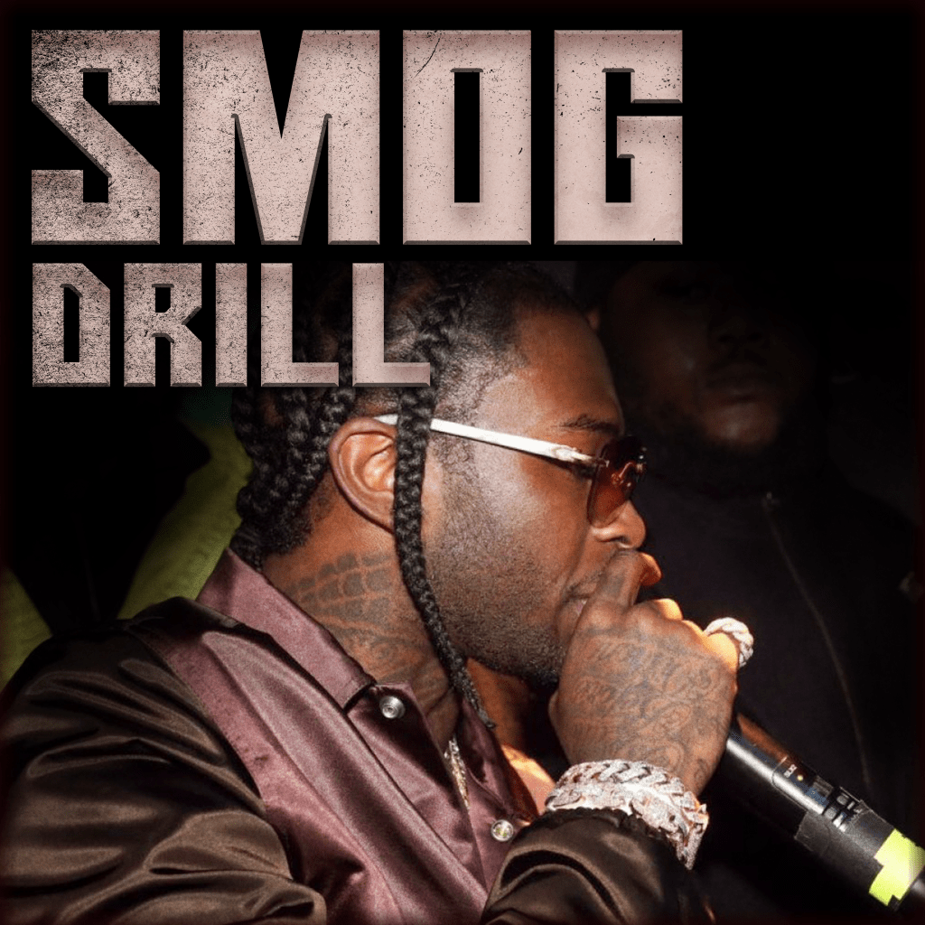 A playlist cover about Pop Smoke by freelance artist Lucius Amberg.